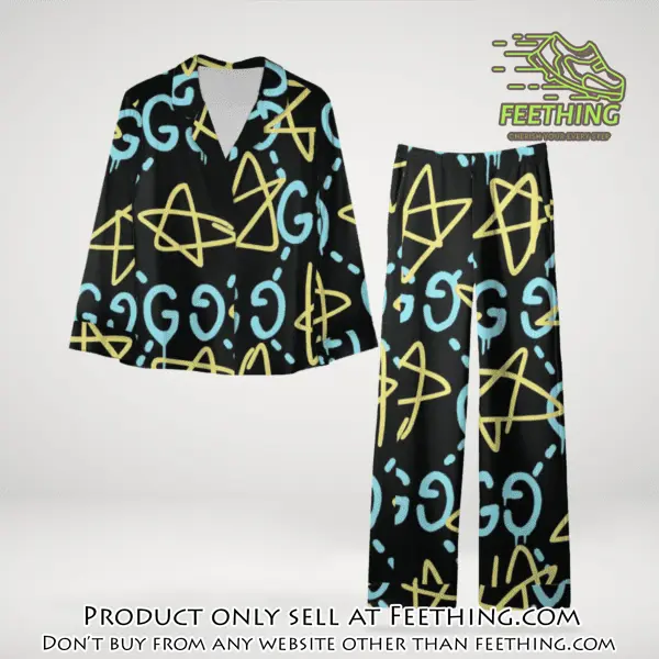 Trending luxury gc satin pajama set pjs1066 ft5922145